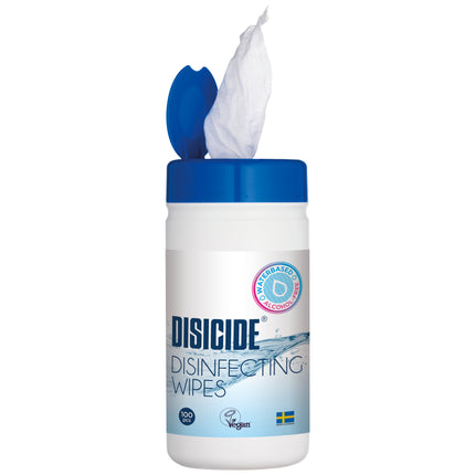 Disicide Disinfecting Wipes 100 pcs - paper wipes for quick surface disinfection, alcohol-free