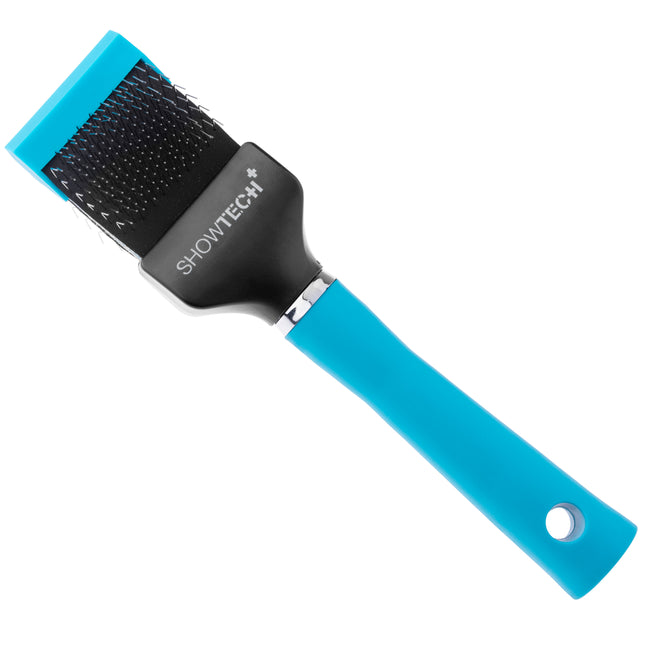 Show Tech Flex Groom Professional Slicker Firm - double-sided and flexible poodle brush, firm - Small