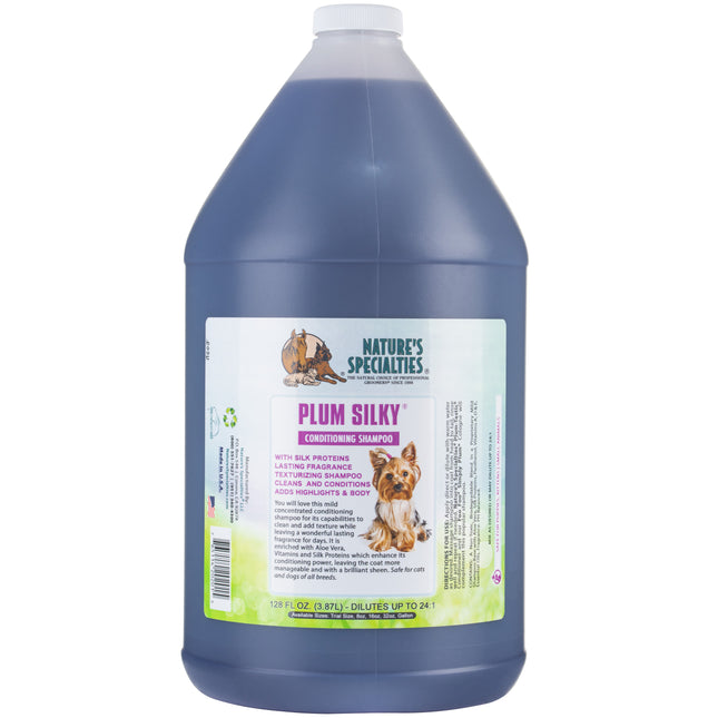 Nature's Specialties Silky Shampoo - Nourishing Silk Shampoo for Dogs and Cats, Concentrate 1:24