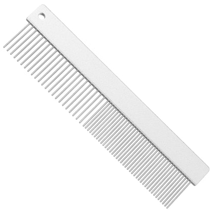 KW Smart Double Comb Large - large metal comb with mixed tooth spacing