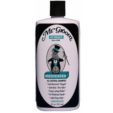 Mr Groom Medicated Shampoo - therapeutic shampoo for dogs, for dry and itchy skin, concentrate 1:4