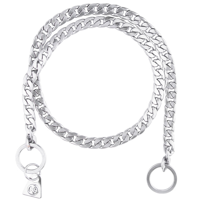 Show Tech Flat Link Show Chain Stainless - Stainless Steel Show Chain - 80cm