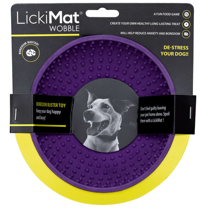 Lickimat Wobble - licking bowl for dogs, slows down eating