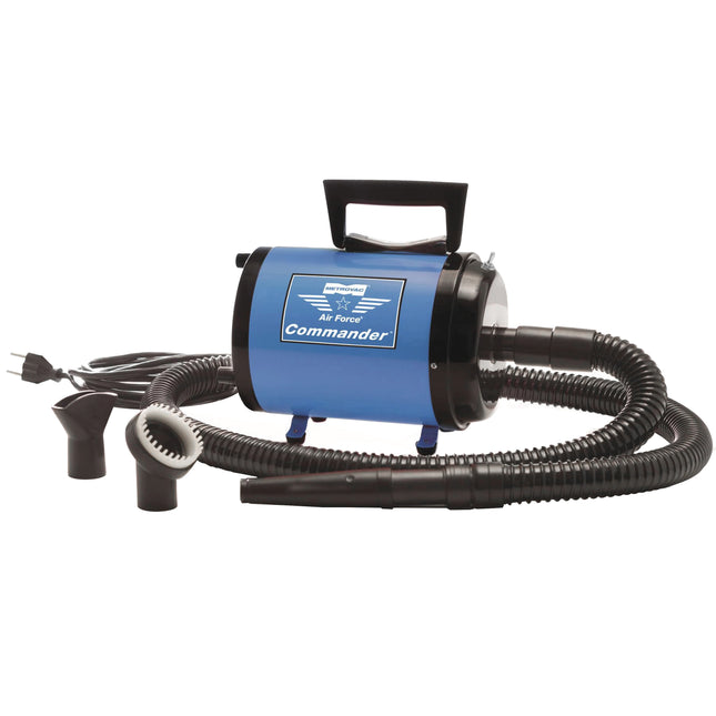 MetroVac® Air Force Commander 1350W - Powerful Speed Blaster with Metal Housing - Blue