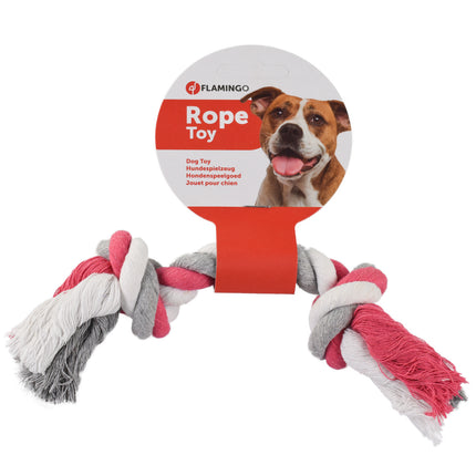 Flamingo Rope Toy - rope chew toy for dogs