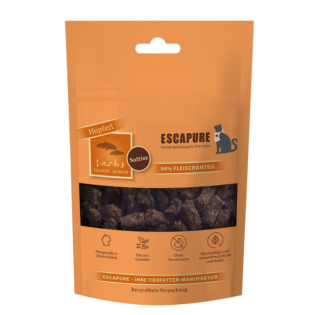 Escapure Hupferl Softies Salmon - meat treats for cats, salmon