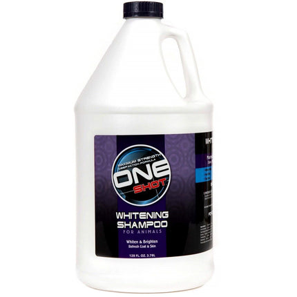 One Shot Whitening Shampoo - professional coat shampoo for light fur, concentrate 1:10