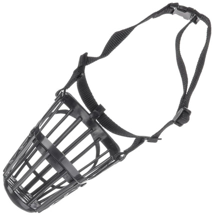 Groom Professional Plastic Cage Muzzle - Adjustable Dog Muzzle