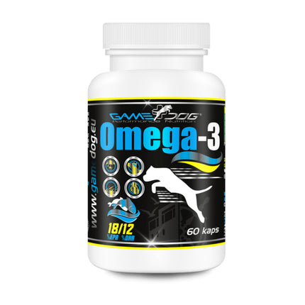 Game Dog Omega - 60 capsules - fish oil capsules for immunity and a beautiful coat for dogs