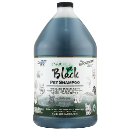 Double K Emerald Black - shampoo for black and dark fur of dogs, cats, and horses, concentrate 1:32