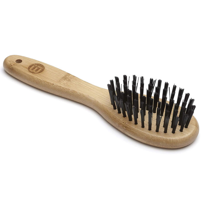 Mikki Bamboo Small Bristle Brush - bamboo brush with nylon bristles