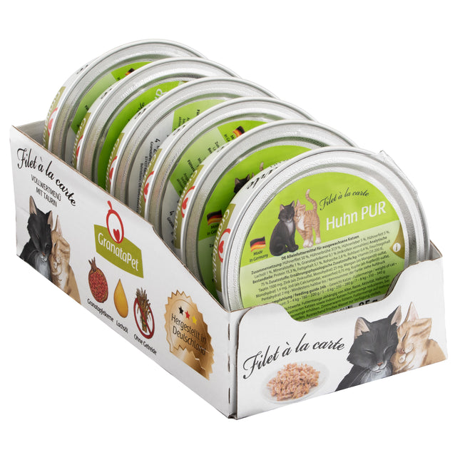 GranataPet Filet à la carte Chicken Pur - wet food for cats, chicken fillets in their own sauce