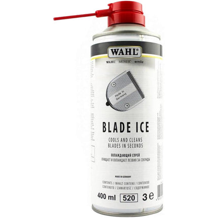 Wahl Blade Ice Spray 4 in 1 - preparation for cooling, cleaning, lubricating, and protecting blades