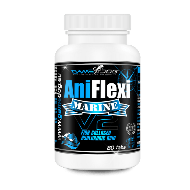 Game Dog AniFlexi Marine 80tbl. - joint support supplement for dogs, with fish collagen