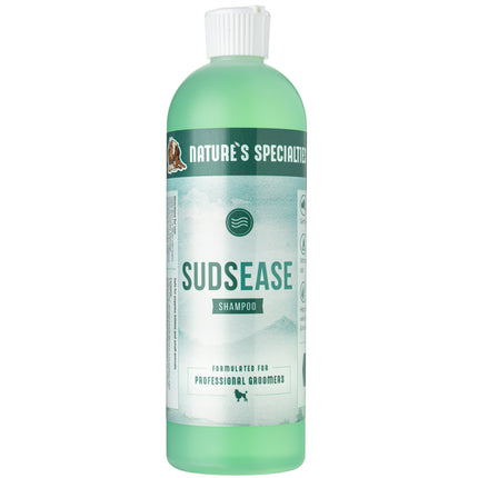 Nature's Specialties Sudsease Shampoo - eucalyptus muscle-relaxing shampoo for dogs and cats, concentrate 1:8