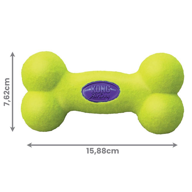 KONG AirDog Squeaker - squeaky dog toy, bone-shaped, floating