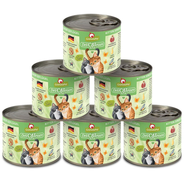 GranataPet DeliCatessen Kitten/Junior Poultry - grain-free wet food for kittens, with poultry