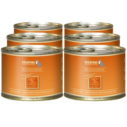 Escapure Topferl Salmon with Veal - Grain-Free Wet Cat Food, Salmon and Veal Stew