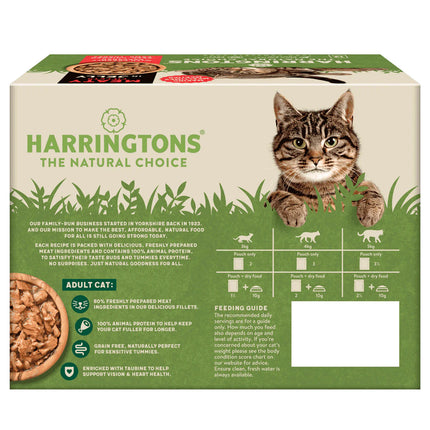 Harringtons Cat Meaty Fillets in Jelly - grain-free wet food for cats, meat fillets in jelly - PROMOTION due to best before date