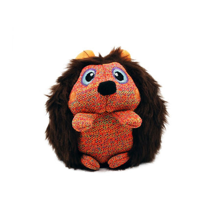 KONG ZigWigz Hedgehog M - fluffy plush toy for dogs, hedgehog with a unique texture, with a squeaker