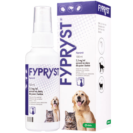 Fypryst Fipronil 2.5mg/ml - aerosol for fleas and ticks for dogs and cats