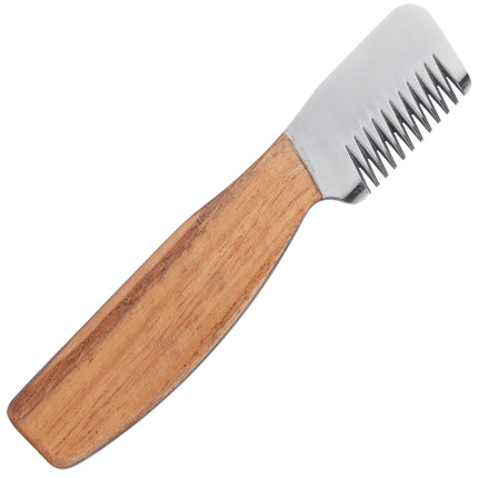 Chris Christensen Stripping Knife - professional trimmer with wooden handle