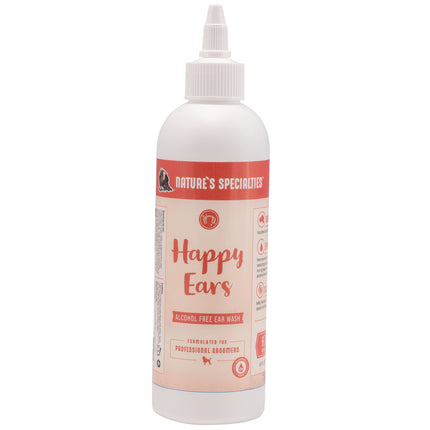 Nature's Specialties Happy Ears - Dog and Cat Ear Cleaning Solution, Alcohol-Free