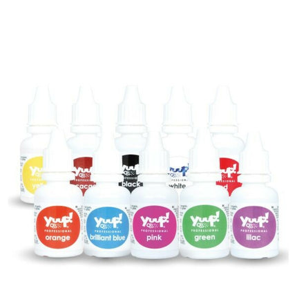 Yuup! Color Grooming Airbrush - airbrush coloring ink, white color