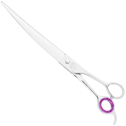 Kenchii Scorpion Curved Scissors - professional grooming scissors with an ergonomic handle, curved