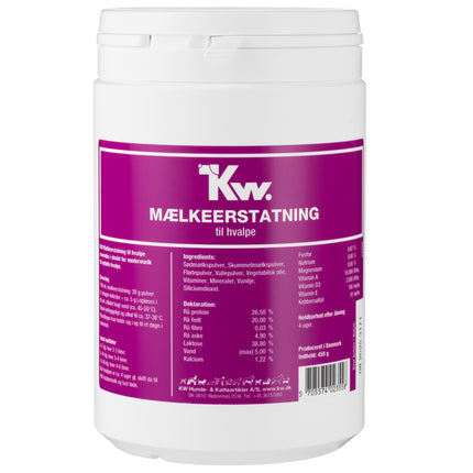 KW Milk Replacement - milk substitute preparation for puppies from day one to four weeks of age