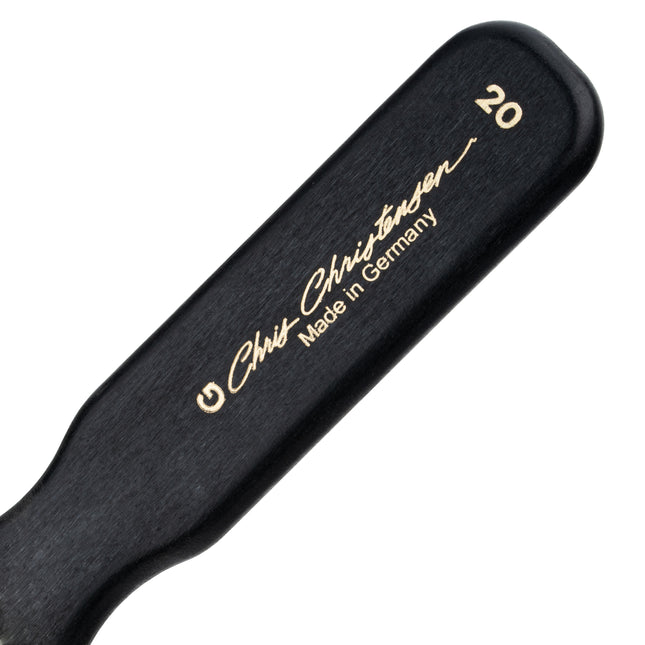 Chris Christensen Oval Pin Brush - elegant brush with gold-plated pins, for long and silky hair