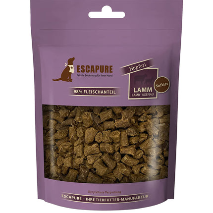 Escapure Hupferl Softies Lamb - soft treats for puppies and dogs, 98% lamb