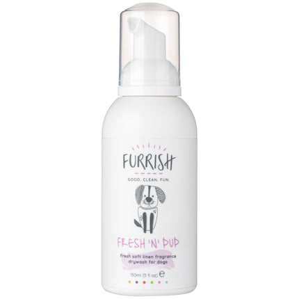 Furrish Fresh 'N' Pup - dry foam shampoo for dogs, no rinsing required