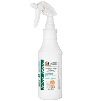 Nature's Specialties Sweet & Sassy Cologne - fragrance water for dogs and cats, almond-floral.