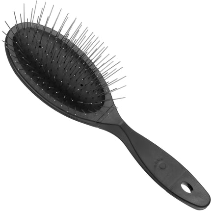 Miranda - oval plastic brush, metal pins of length