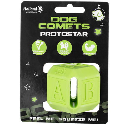 Dog Comets Protostar (5cm) - rubber treat toy for small dogs, bouncy cube