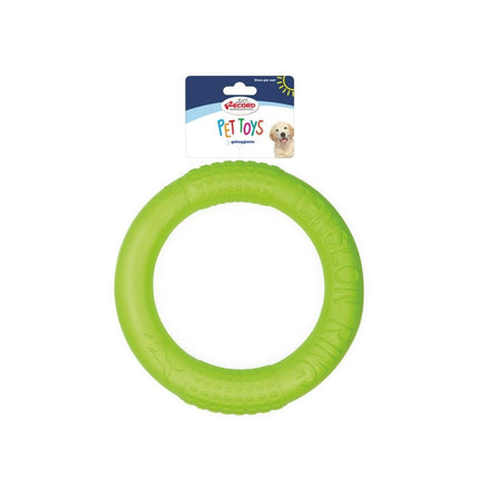 Record Floating Dog Ring Toy - large throwing ring for dogs, lightweight, floating