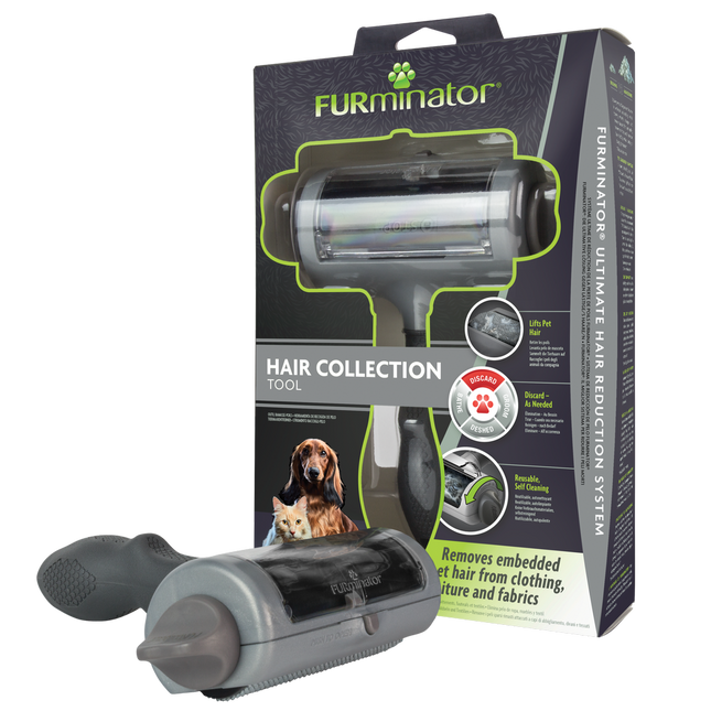 FURminator Hair Collection Tool - fur roller with container