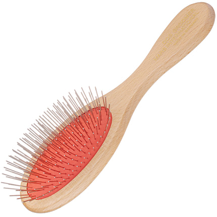 Mars Professional Grooming Brush - sturdy brush with metal pins and wooden handle