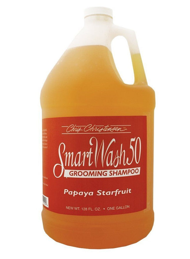 Chris Christensen Smart Wash Papaya Starfruit Shampoo - deep cleansing shampoo for dogs and cats, with a papaya scent, concentrate 1:50