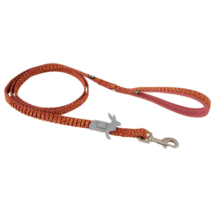 Hurtta Razzle - Dazzle Gripp Leash Beetroot - dog leash with a soft grip