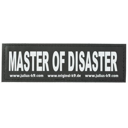 Julius - K9 Master of Disaster Patch 2pcs - Velcro for Julius K9 Harnesses