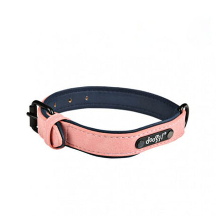 Doogy Simili Sweet - eco-leather collar for dogs, - Length: