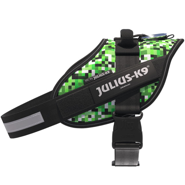 Julius - K9 IDC Powerharness Pixelfield - dog harness with reflectors, pixels