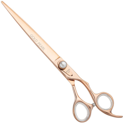 Geib Gold Pearl Straight Scissors - professional grooming scissors made from Japanese steel, straight design