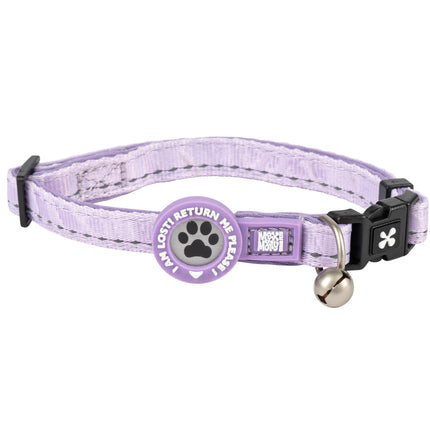 Max&Molly GOTCHA! Smart ID Matrix 2.0 Collar Lavender - dog collar with QR identifier, purple