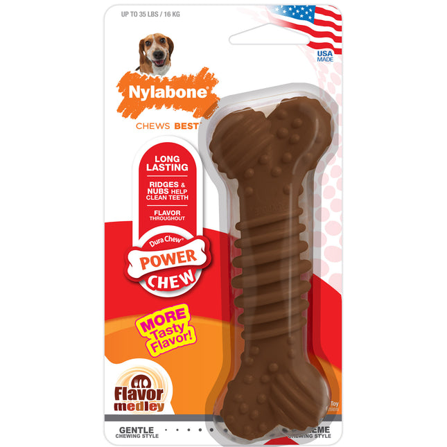 Nylabone Dura Chew Extreme Medley Texture - durable dental chew for dogs, flavor mix