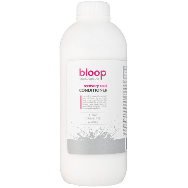 Bloop Recovery Coat Conditioner - regenerating conditioner for dogs with algae, argan oil, and oat seed extract