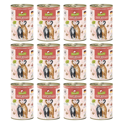 GranataPet DeliCatessen Turkey & Shrimps - grain-free wet food for cats, turkey and shrimp