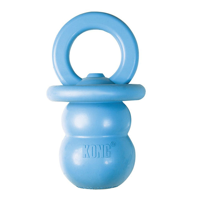 KONG Puppy Binkie - pacifier, teething toy for puppies, with a filling hole - blue